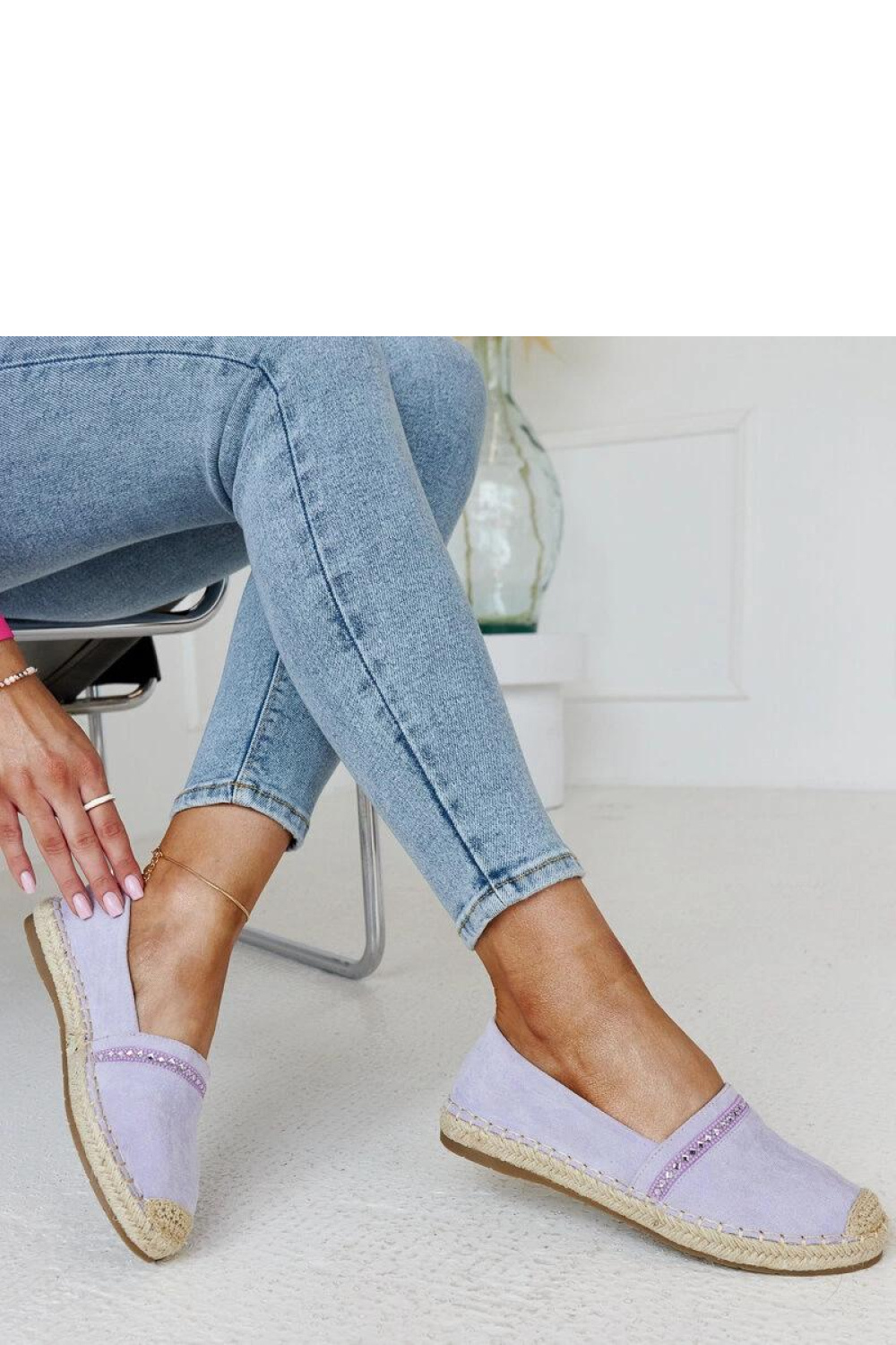  Espadrille model 207342 Solea  violet