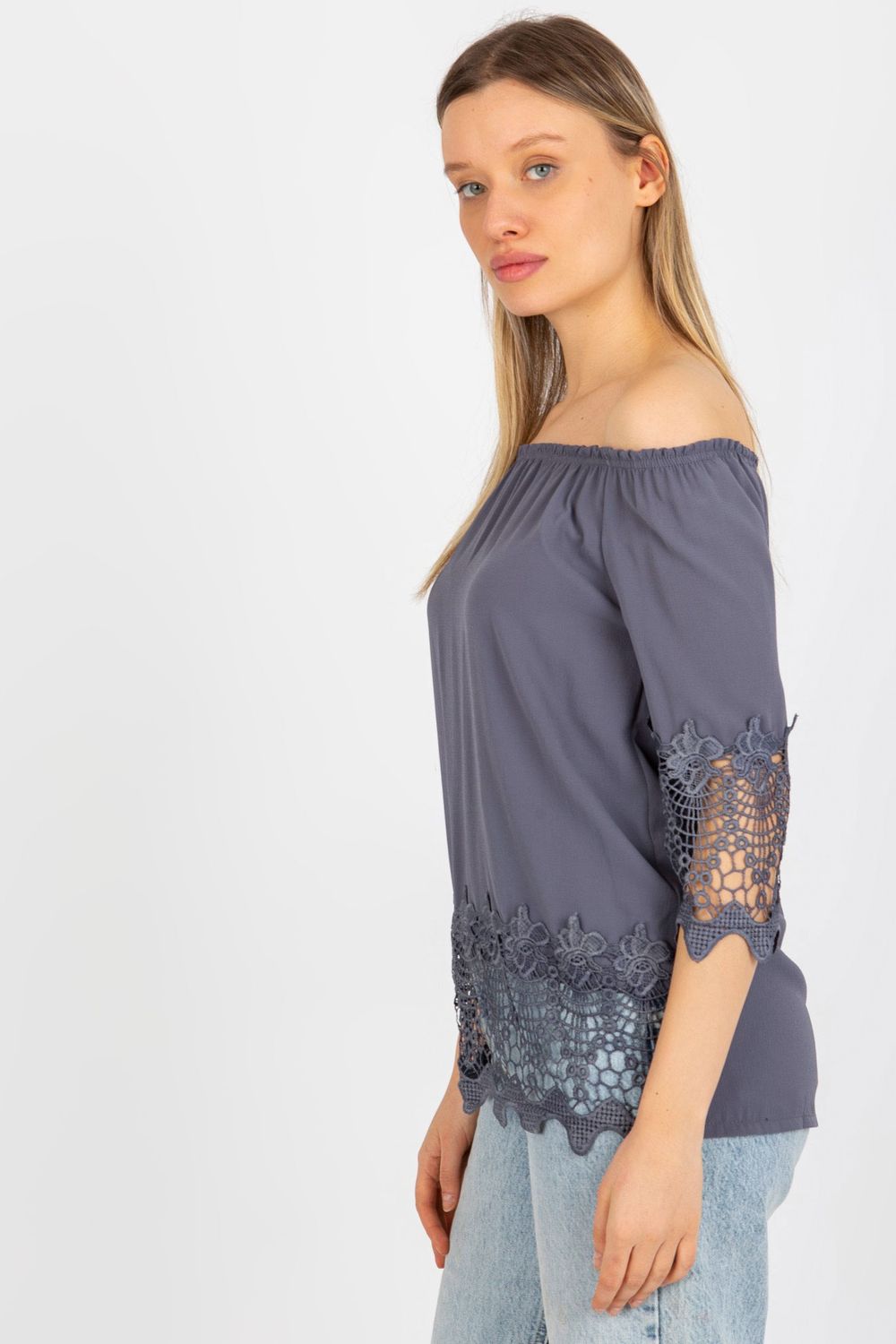  Blouse model 176733 Lakerta  grey