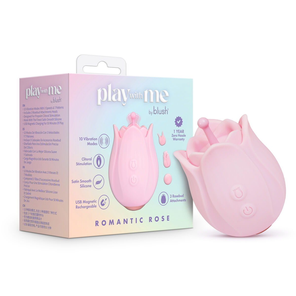Massager Blush Play with me Pink Massager Blush Play with me Pink