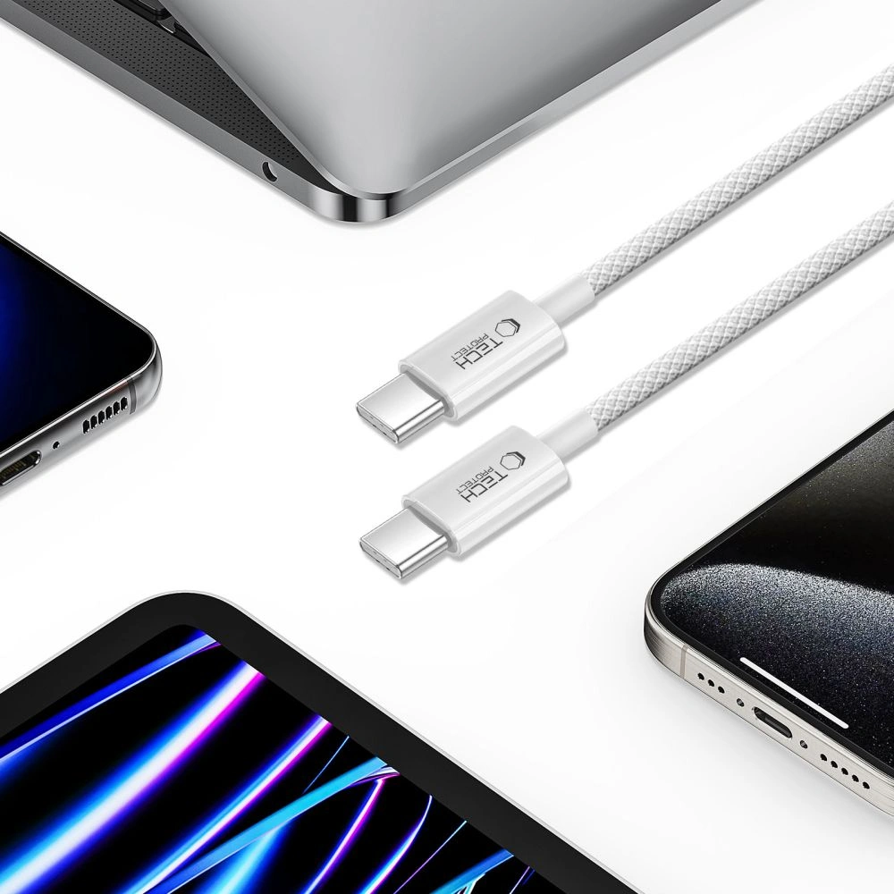 Tech-Protect Ultraboost Lite USB-C / USB-C Cable PD60W/3A 100cm Cool Grey