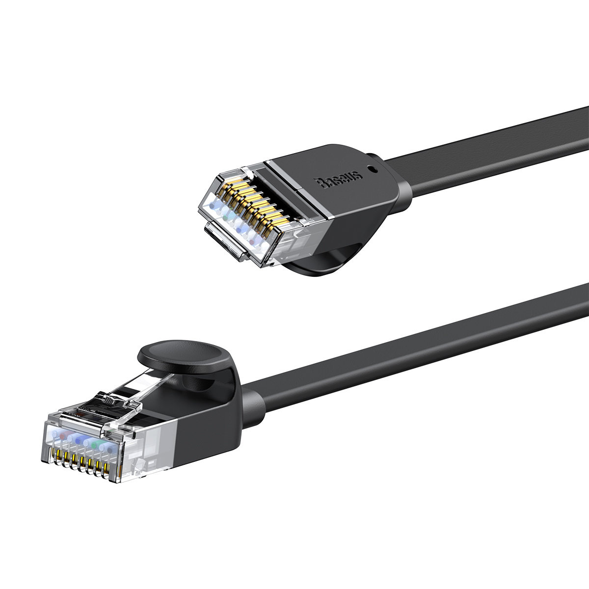 Baseus Speed Six Flat Ethernet Cable RJ45 1000Mbps 15m black