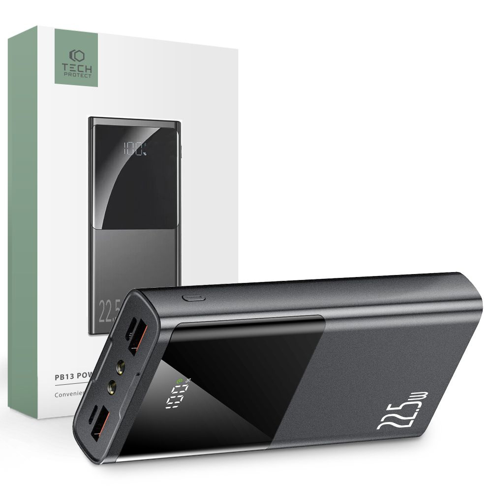 Tech-protect Powerbank PB13 22.5W 20000mah Grey