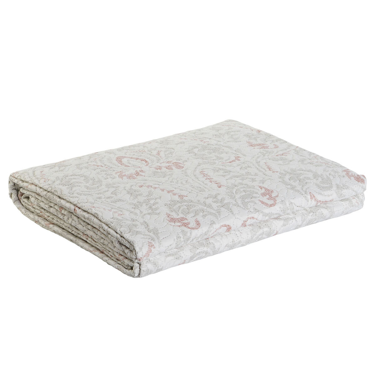 Bedspread (quilt) DKD Home Decor Brown Beige Single 180 x 260 x 1 cm