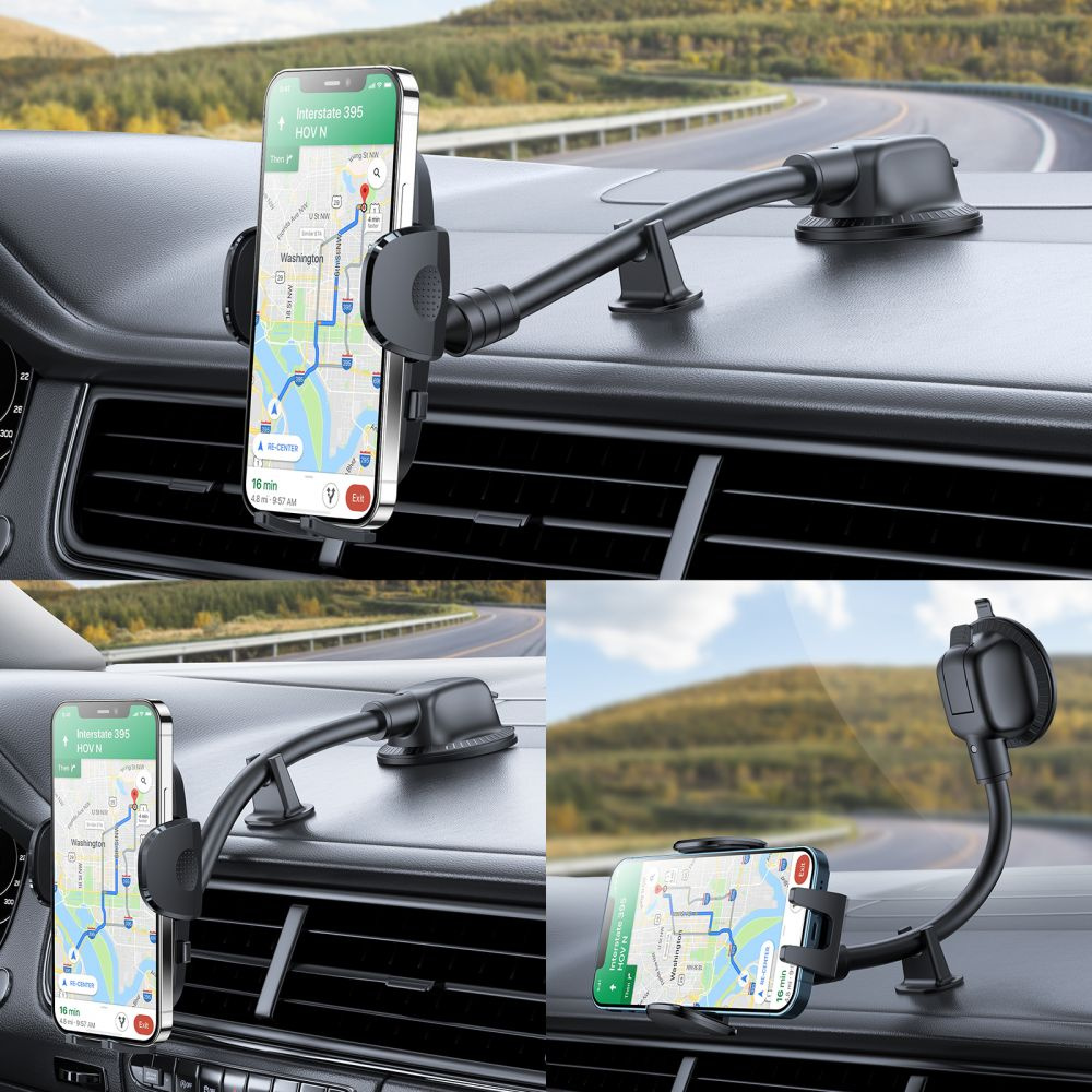 Joyroom JR-ZS259 Long Arm Dashboard Car Mount Black