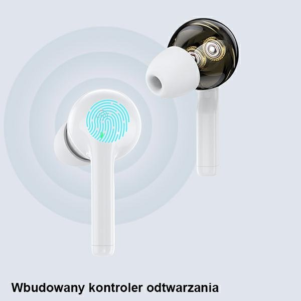 AWEI earphones Bluetooth T12 TWS white