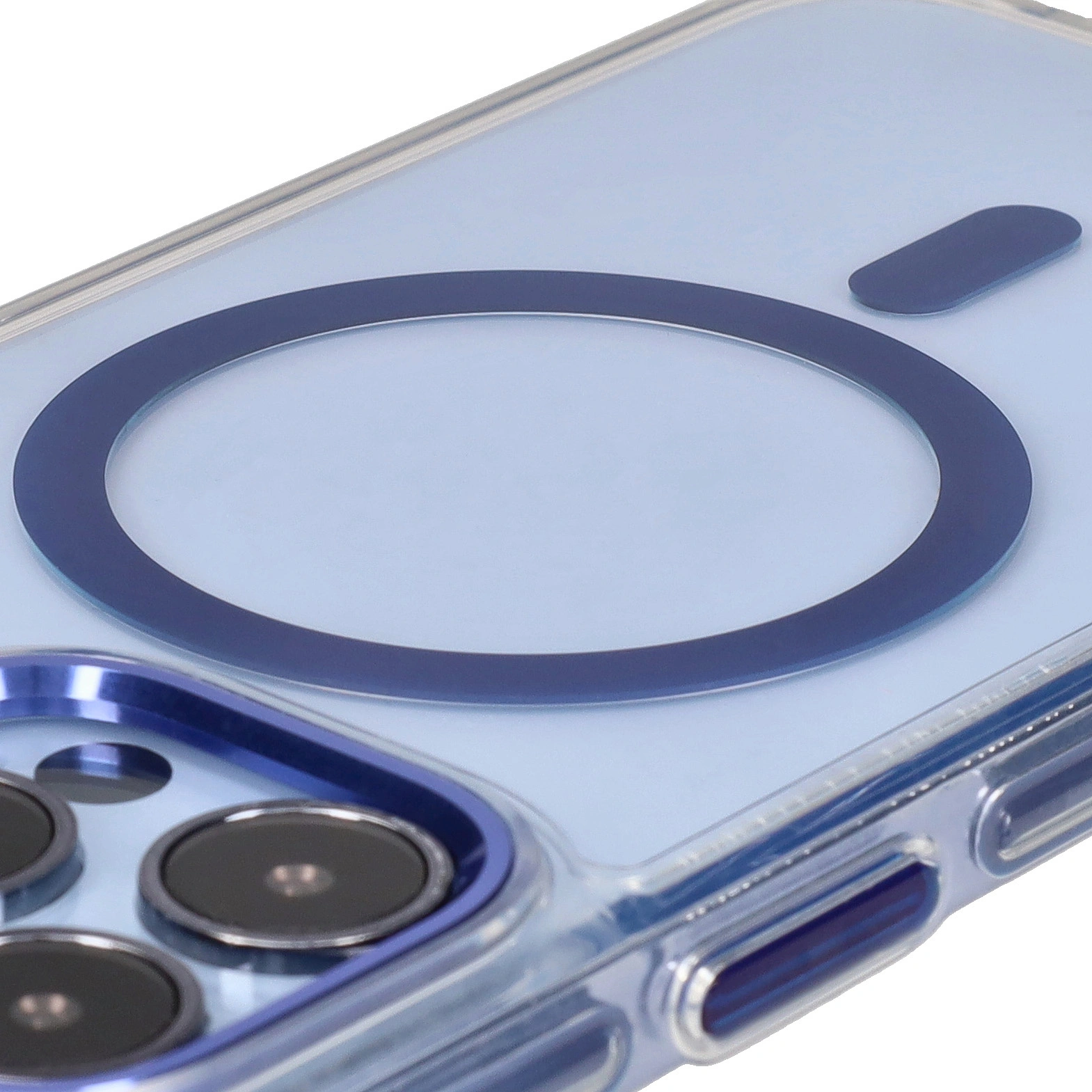Bizon Case Marco Apple iPhone 13 Pro clear with blue frame