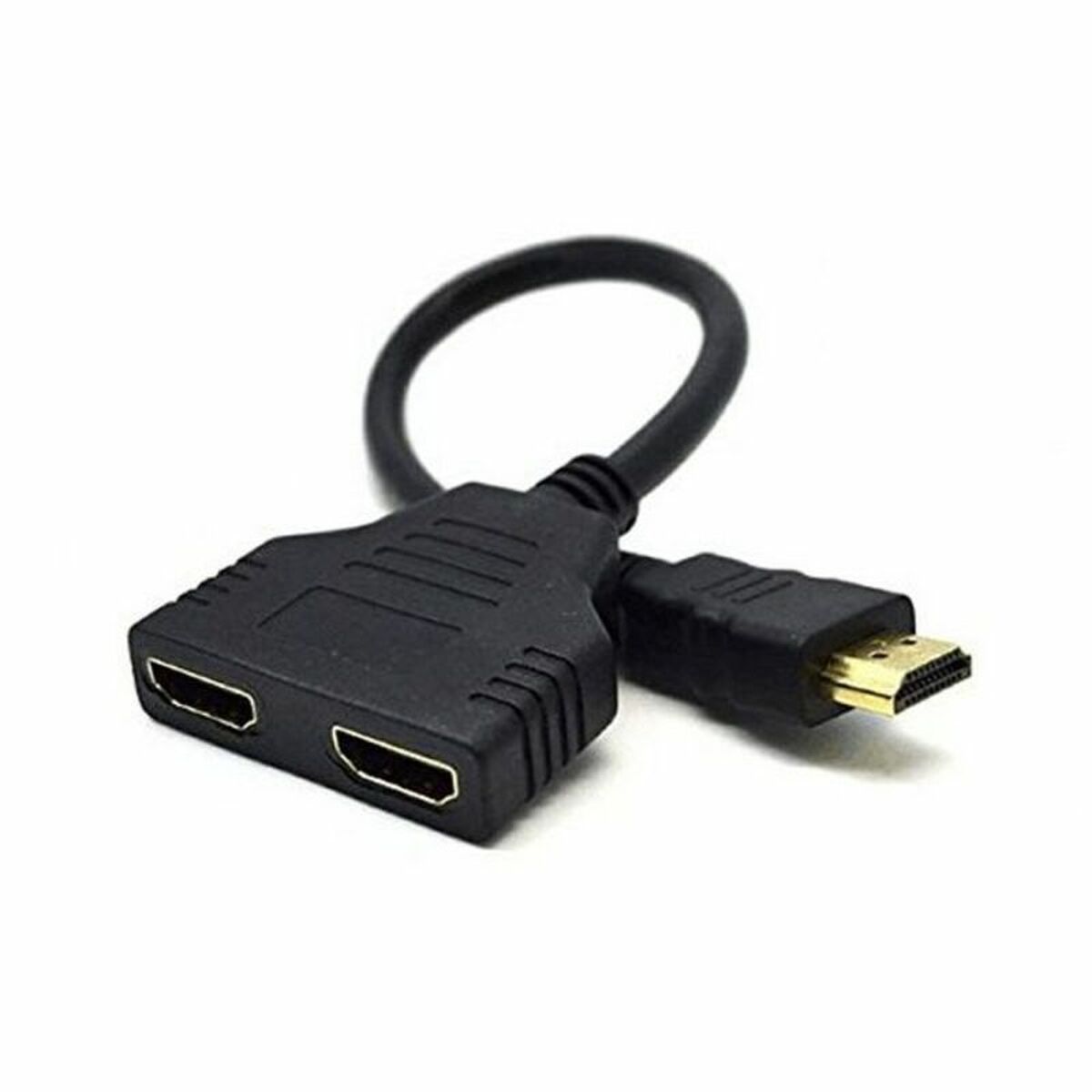 HDMI-Adapter zu HDMI-Doppelstecker GEMBIRD DSP-2PH4-04 Schwarz