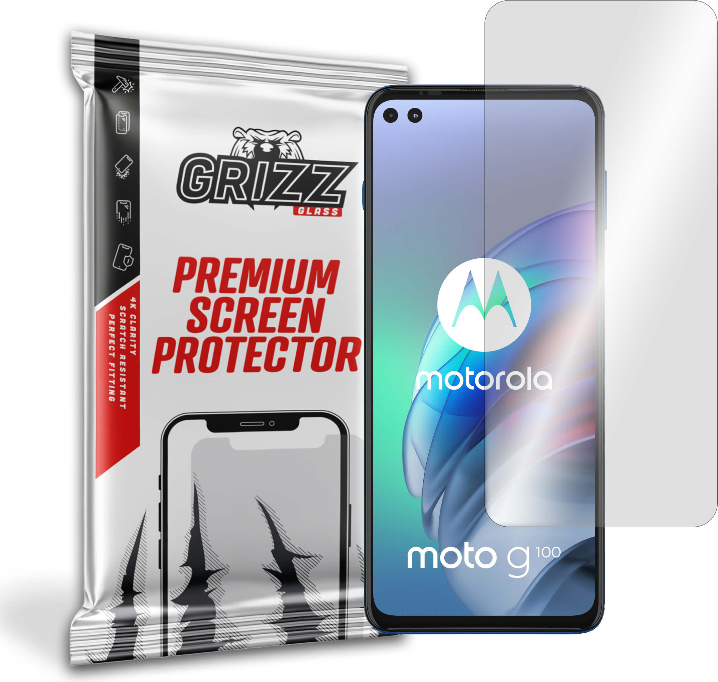 GrizzGlass HybridGlass Motorola Moto G100 5G