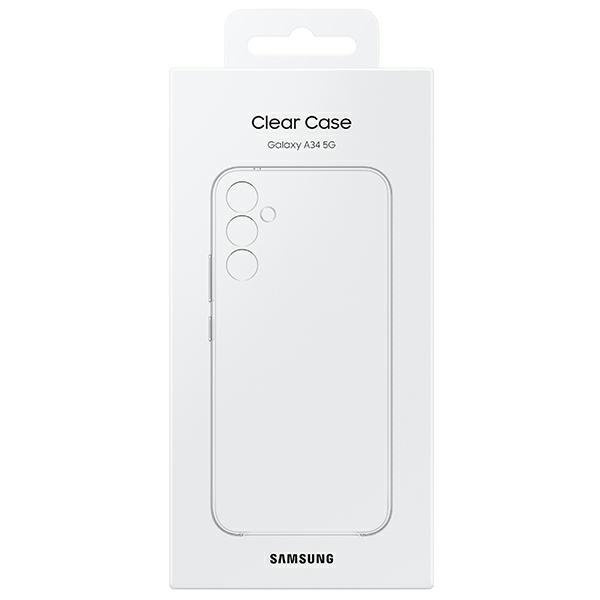 Case Samsung Galaxy A34 5G EF-QA346CTEGWW transparent/transparent Soft Clear Cover