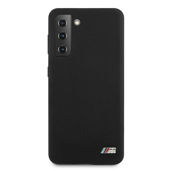 BMW BMHCS21SMSILBK Samsung Galaxy S21 black Silicone M Collection