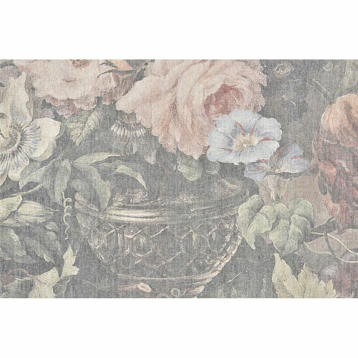Painting DKD Home Decor 75 x 2 x 100 cm Flowers Modern (2 Units)