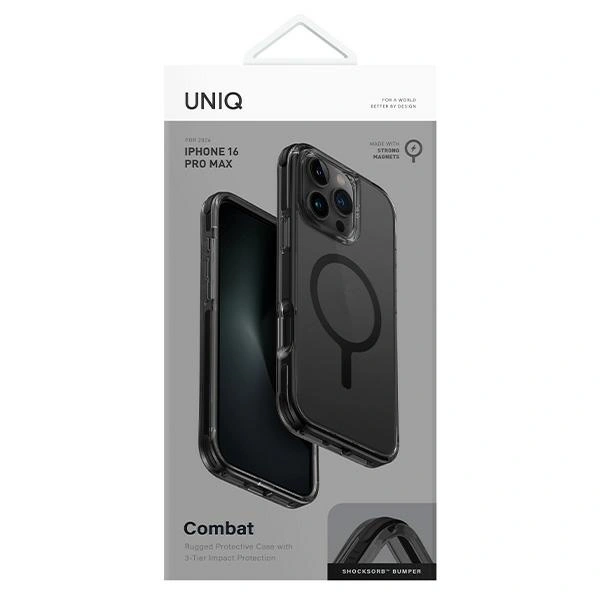 UNIQ Combat Apple iPhone 16 Pro Max MagClick Charging black