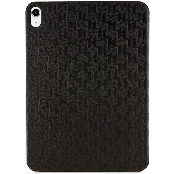 Karl Lagerfeld KLFC11SAKHPCK Apple iPad 10.9 2022 (10 gen) black Saffiano Monogram Choupette Magnet Allover