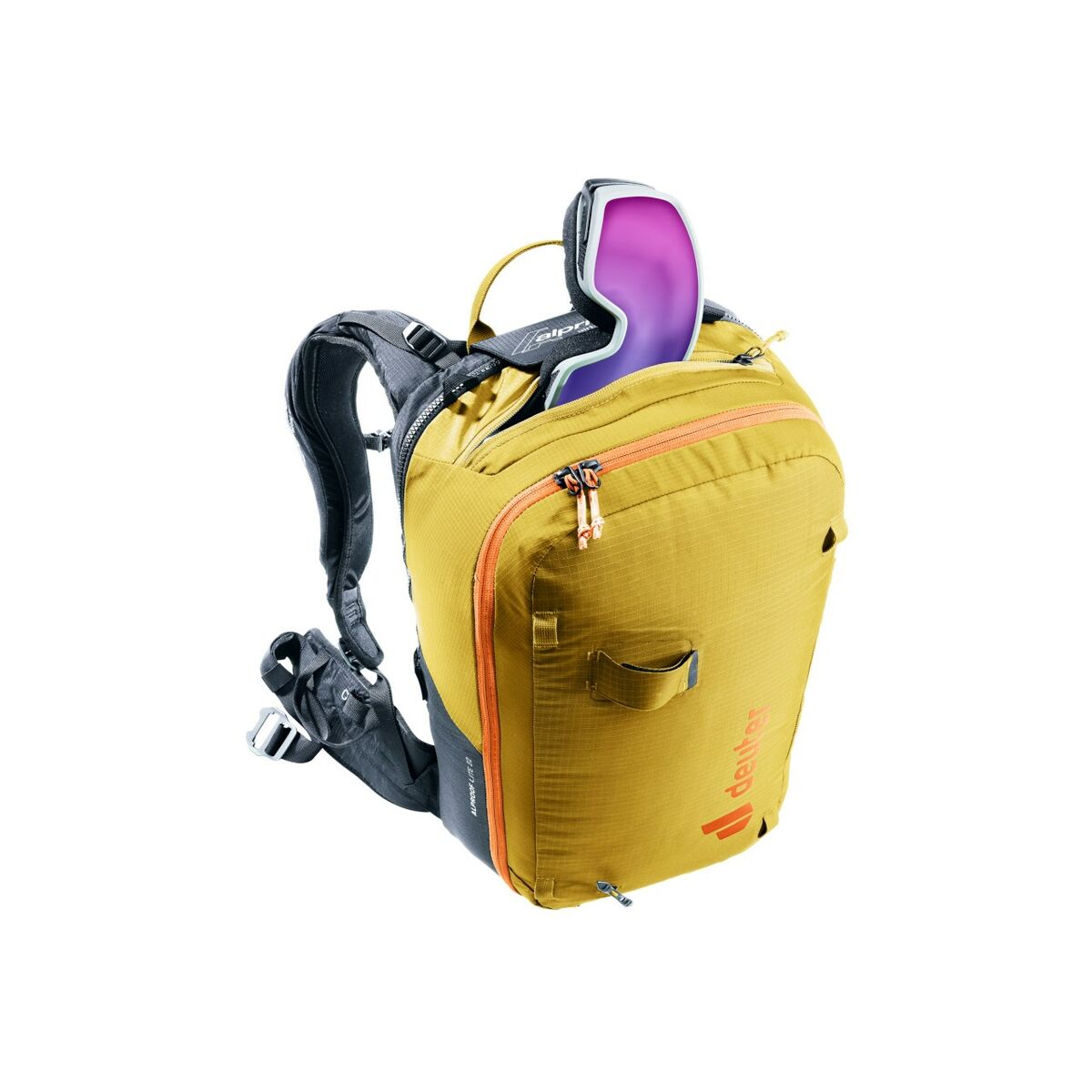 Mountain Backpack Deuter Alproof Lite 22 Yellow Grey Orange 22 L Mountain Backpack Deuter Alproof Lite 22 Yellow Grey Orange 22 L