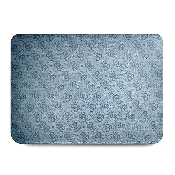 Guess Sleeve GUCS16P4TB 16 inch blue 4G Uptown Triangle logo