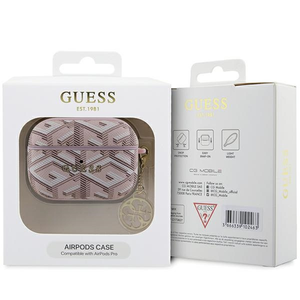 Guess GUAPPGCE4CP AirPods Pro cover GCube Charm pink
