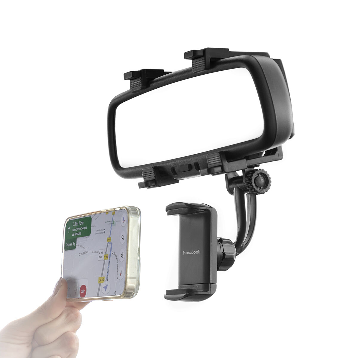 Smartphone Holder for Rearview Mirror Stropp InnovaGoods