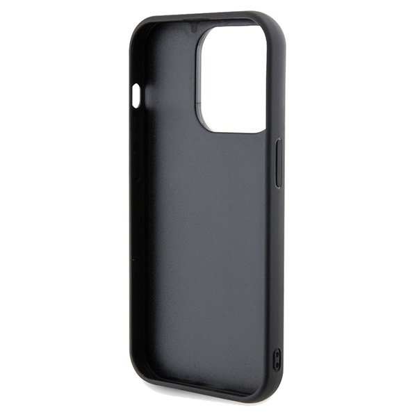 Guess GUHCP14LPMSDGSK Apple iPhone 14 Pro hardcase Disco Metal Script black