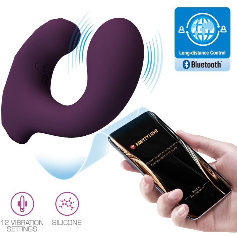PRETTY LOVE - BILLY VIBRATION REMOTE CONTROL PURPLE - FREE APP PRETTY LOVE - BILLY VIBRATION REMOTE CONTROL PURPLE - FREE APP