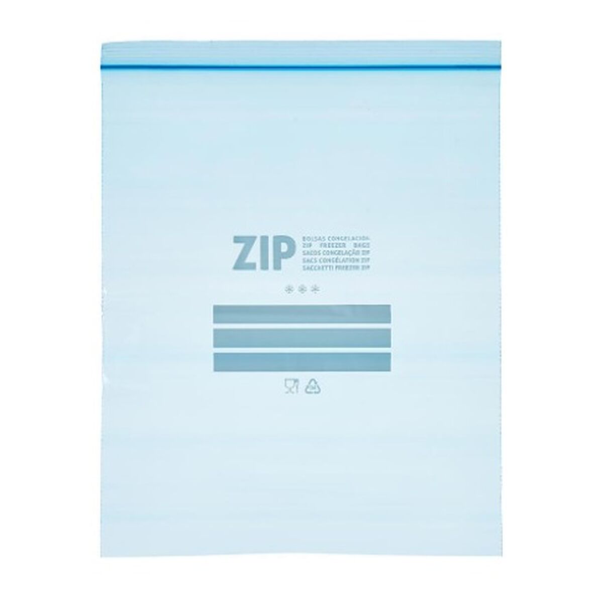 Reusable Food Bag Set Leknes 190939000480 Blue Polyethylene 7 L 30 x 40 cm ziplock (12 Units)