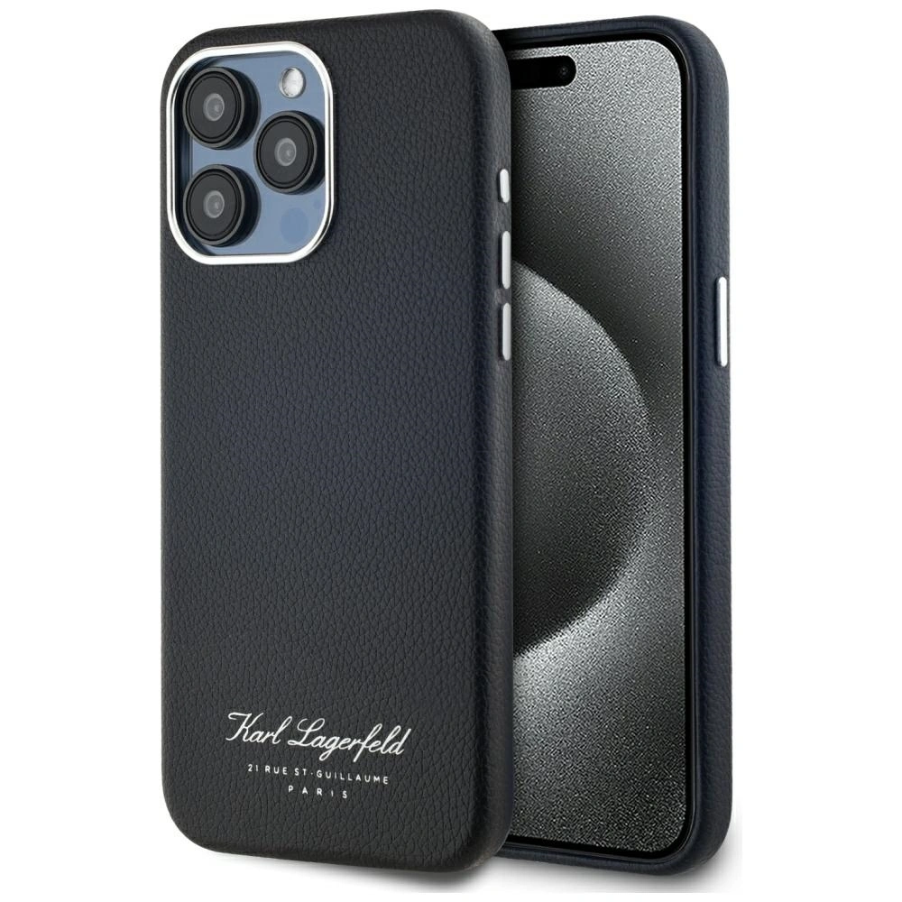 Etui Karl Lagerfeld hotel RSG do Apple iPhone 15 Pro czarny