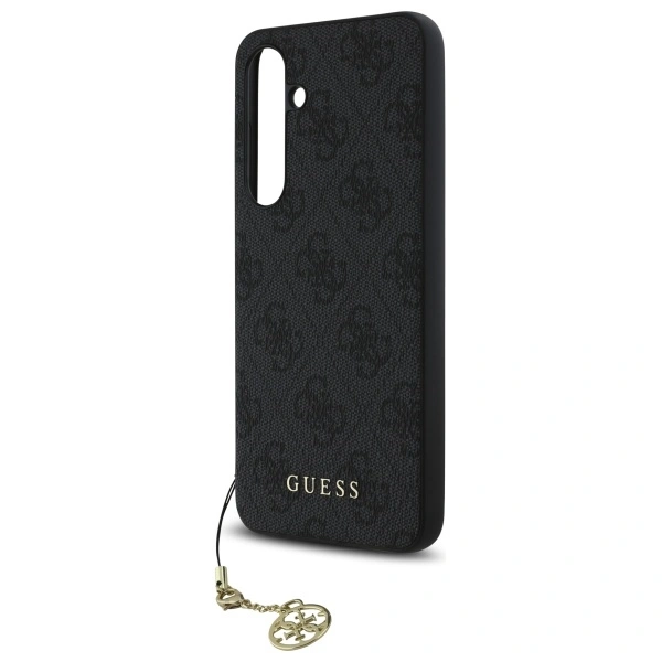 Guess GUHCS24FEGF4GGR Samsung Galaxy S24 FE hardcase 4G Charms Collection grey