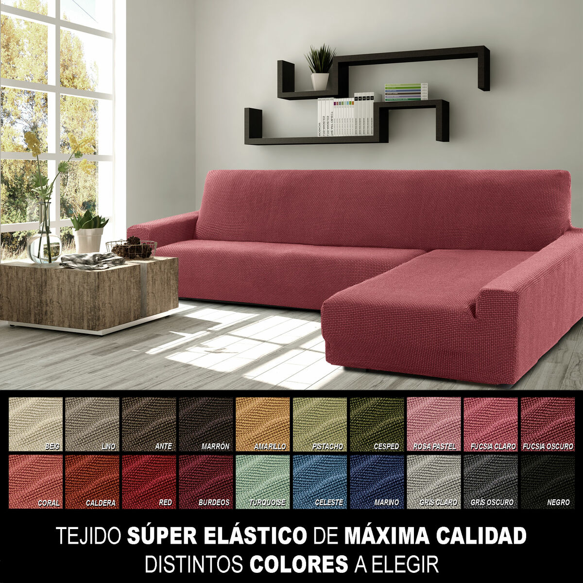 Cover for chaise longue with long right arm Sofaskins NIAGARA 210 - 340 cm Cover for chaise longue with long right arm Sofaskins NIAGARA 210 - 340 cm