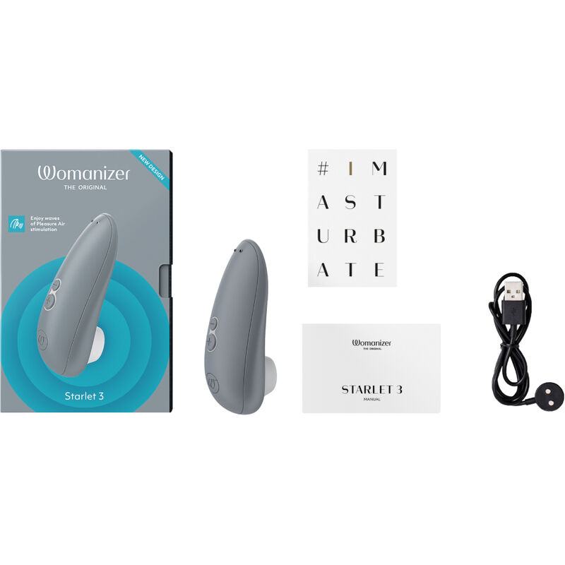 WOMANIZER - STARLET 3 CLITORAL STIMULATOR GRAY