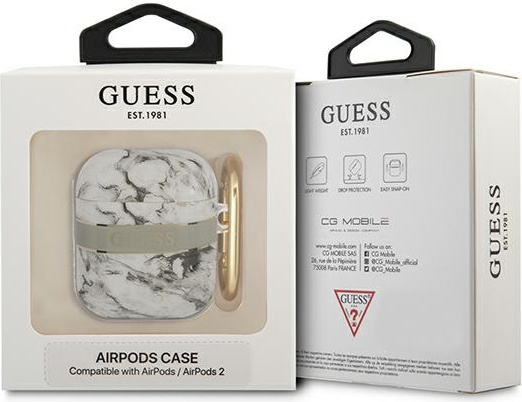 Guess GUA2HCHMAG Apple AirPods grey Marble Strap Collection