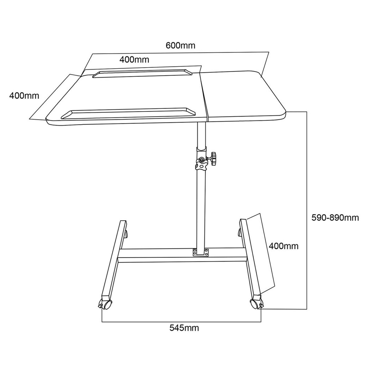 Desk MacLean MC-121 B Black Desk MacLean MC-121 B Black