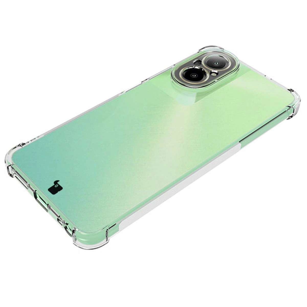 Bizon Case Clear Pack case + 2x screen glass Realme C67 4G clear