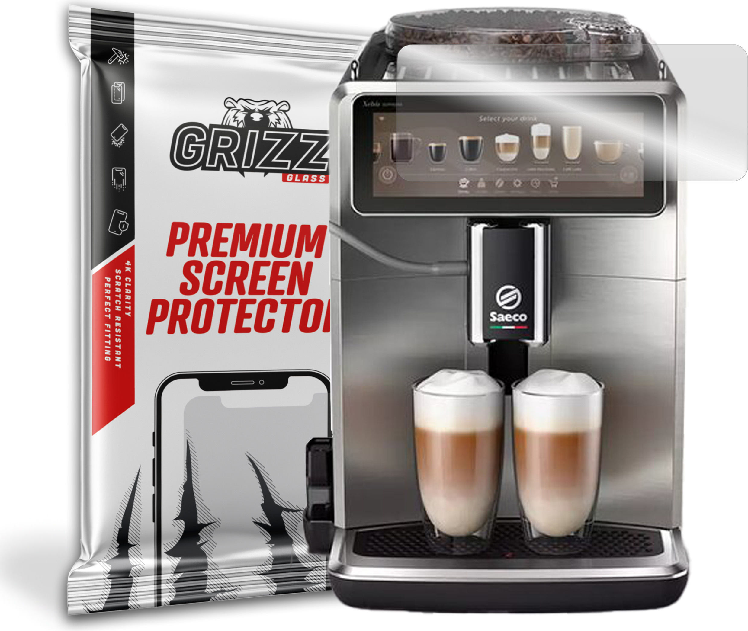 GrizzGlass HybridGlass Saeco SM8785/00 Xelsis Deluxe