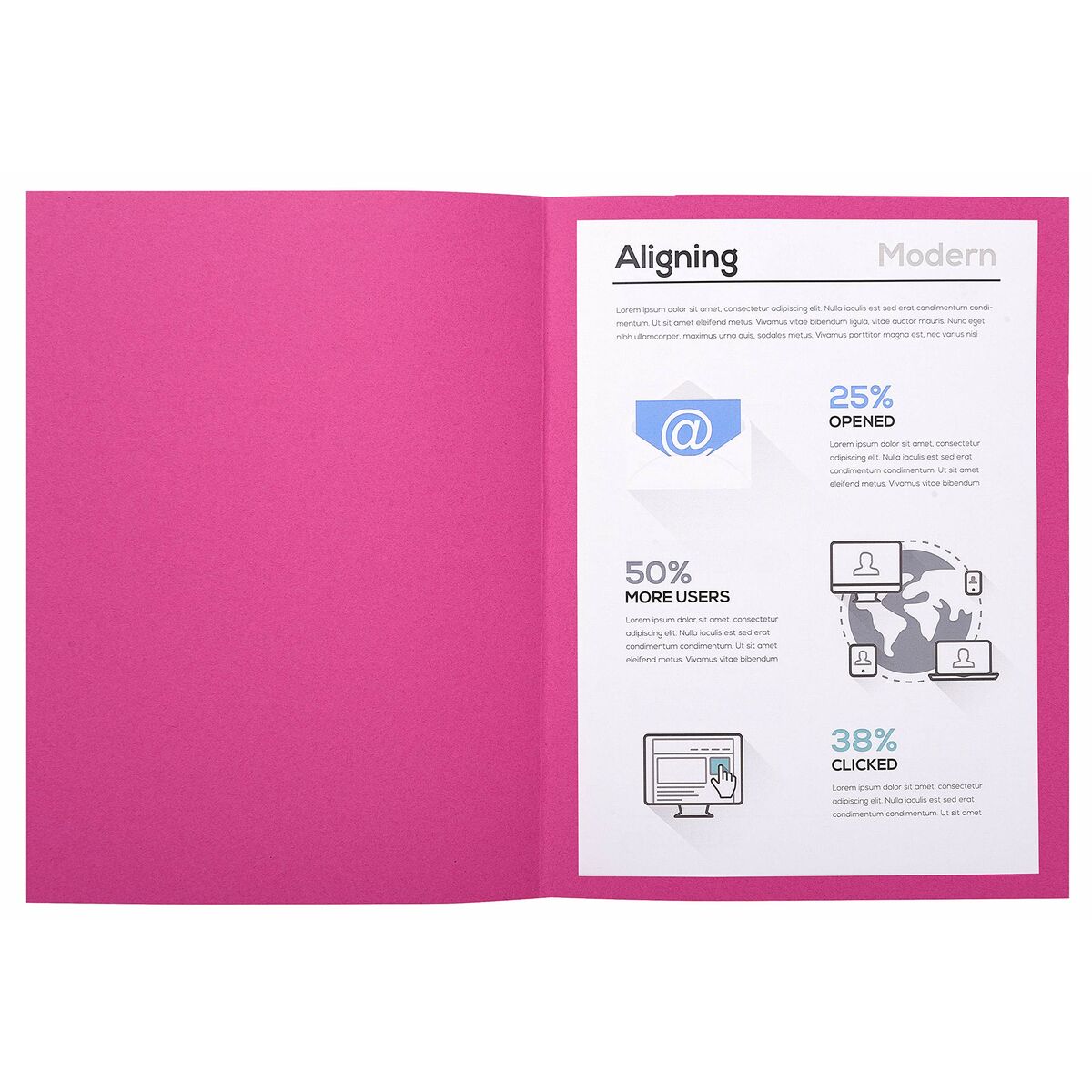 Subfolder Exacompta Forever Fuchsia A4 (100 Units)