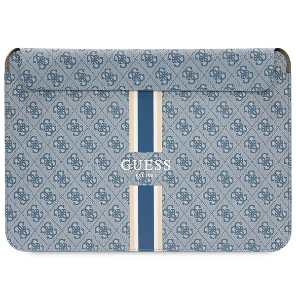 Guess Sleeve GUCS14P4RPSB 14 inch blue 4G Printed Stripes