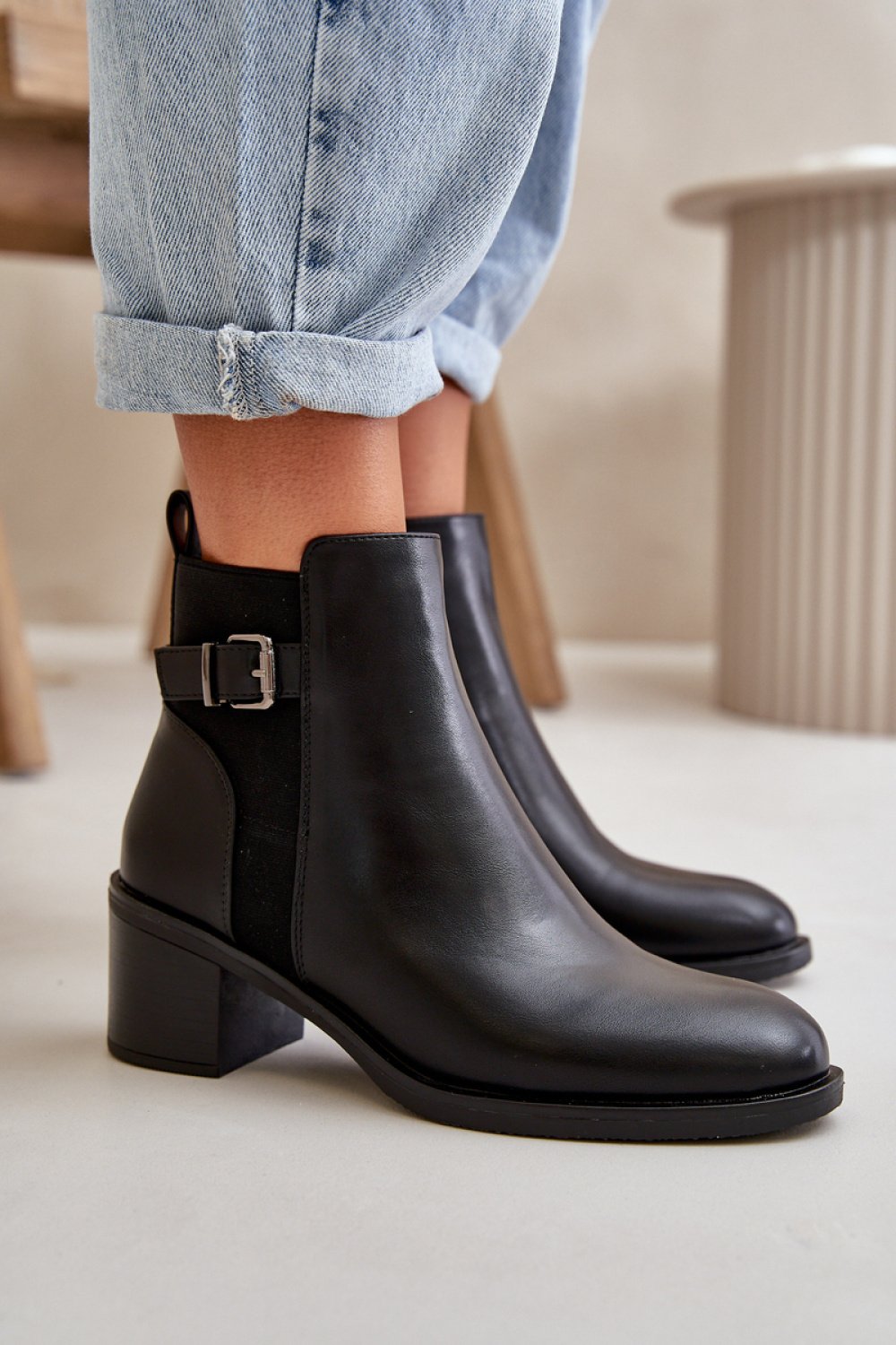  Heel boots model 199075 Step in style  black