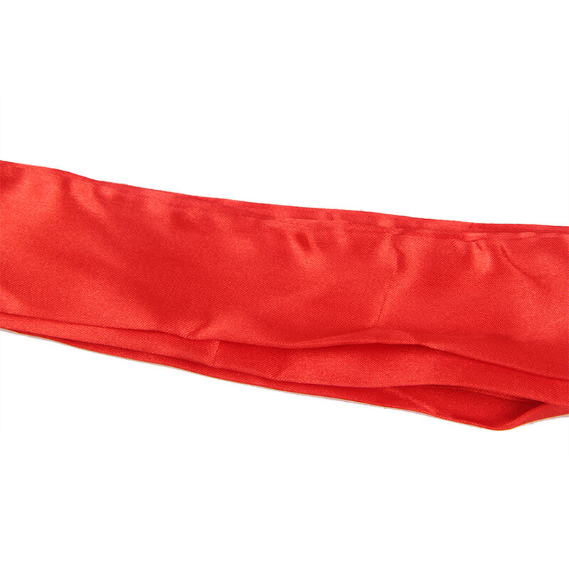 SUBBLIME - TRANSPARENT FABRIC ROBE WITH LACE DETAIL RED L/XL SUBBLIME - TRANSPARENT FABRIC ROBE WITH LACE DETAIL RED L/XL