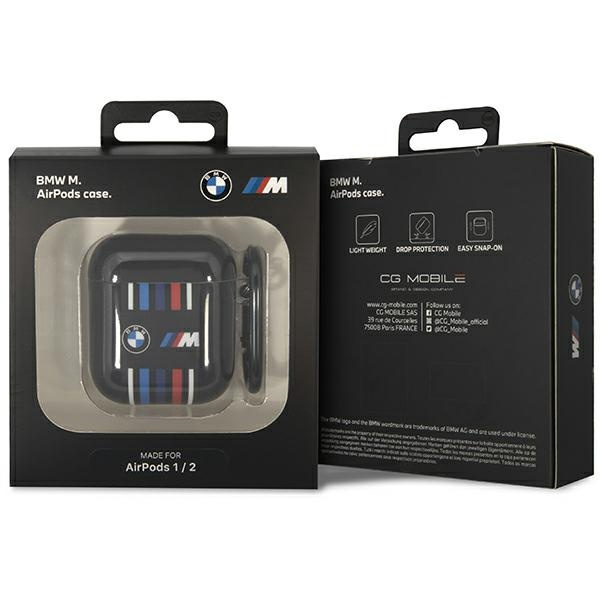 BMW BMA222SWTK Apple AirPods 2/1 black Multiple Colored Lines