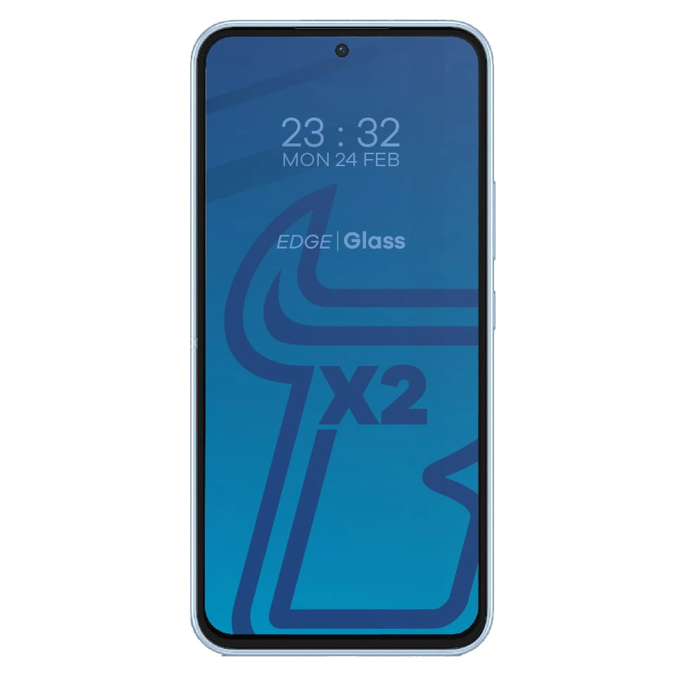 BIZON Edge 2 2x screen glass + camera glass Samsung Galaxy A54 5G