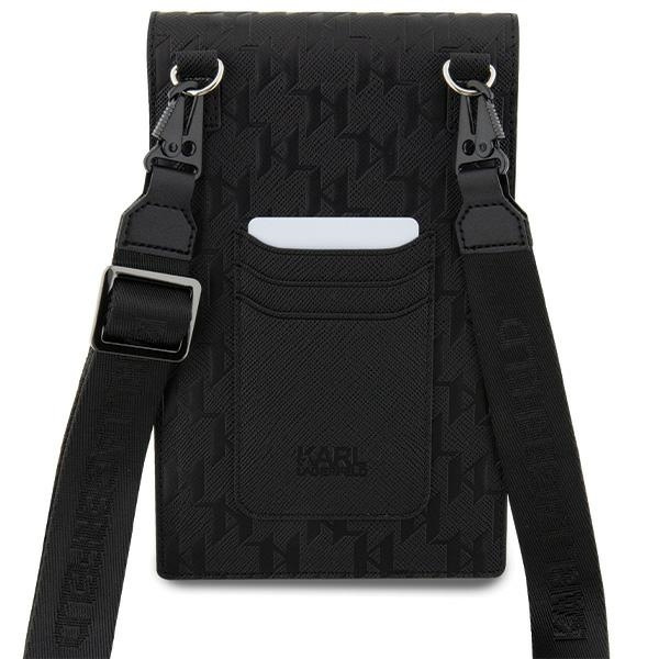Karl Lagerfeld KLWBSAKHPCK Saffiano Monogram Choupette black