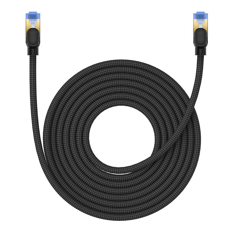 Baseus braided cat 7 Ethernet RJ45, 10Gbps, 8m network cable (black)