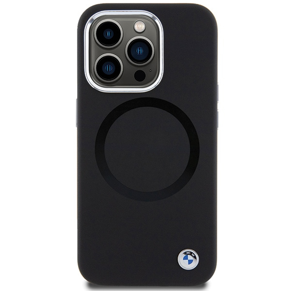 BMW BMHMP15XSILBK2 Apple iPhone 15 Pro Max Signature Liquid Silicone MagSafe black