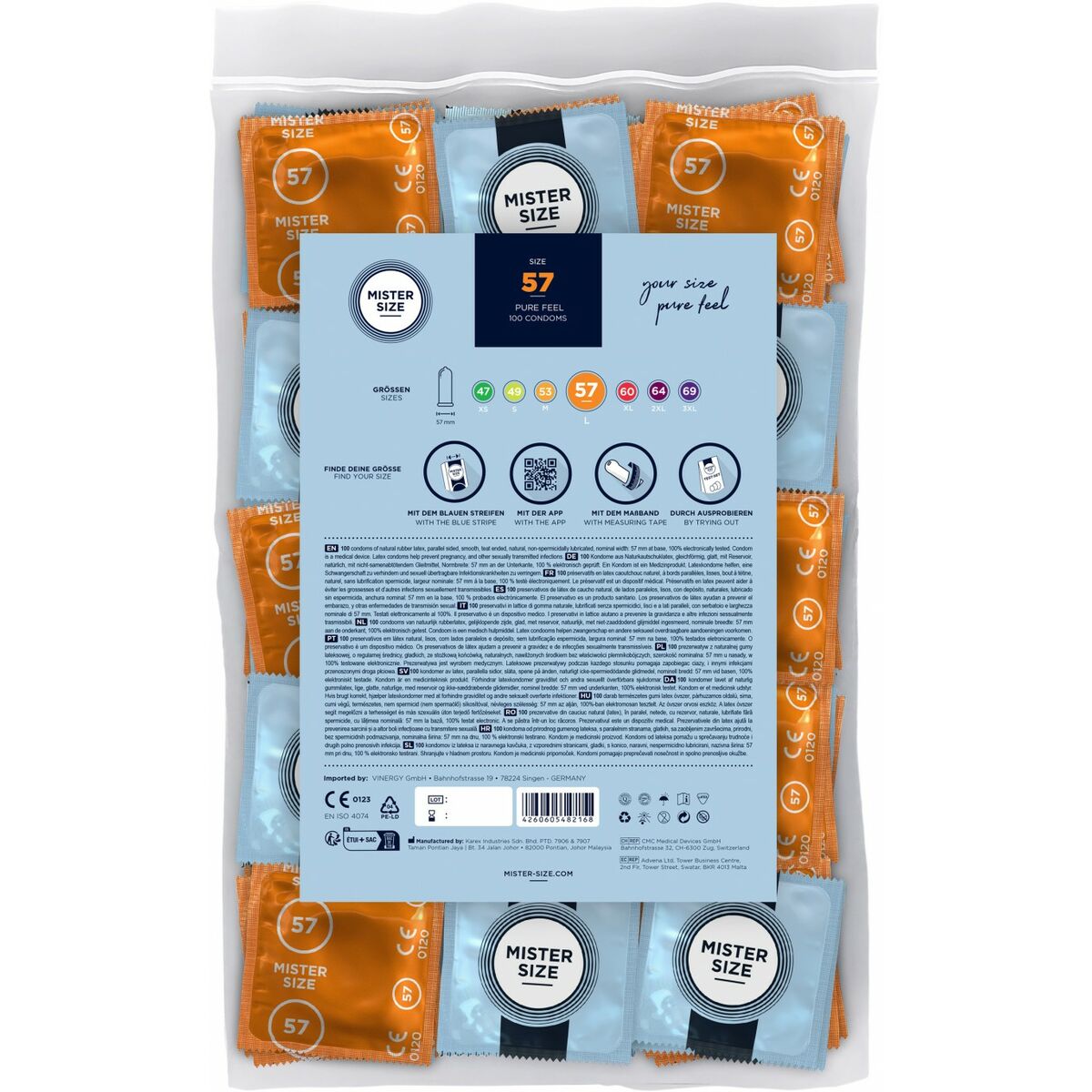 Condoms Mister Size 100 Units