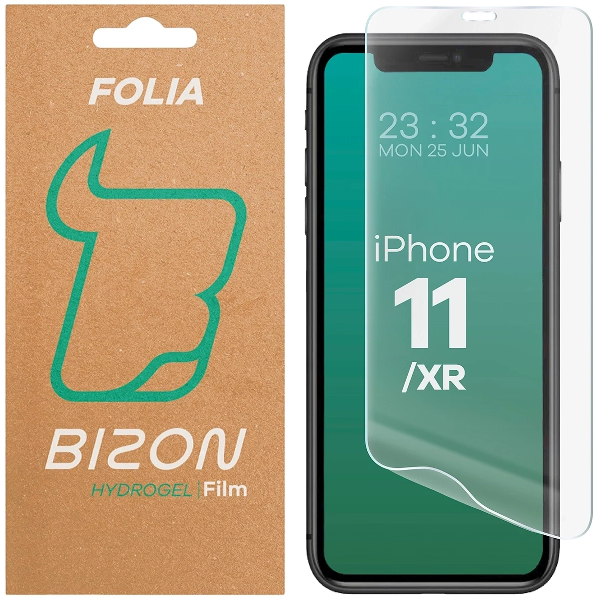 Folia hydrożelowa na ekran Bizon Glass Hydrogel Front do Apple iPhone 11 / XR