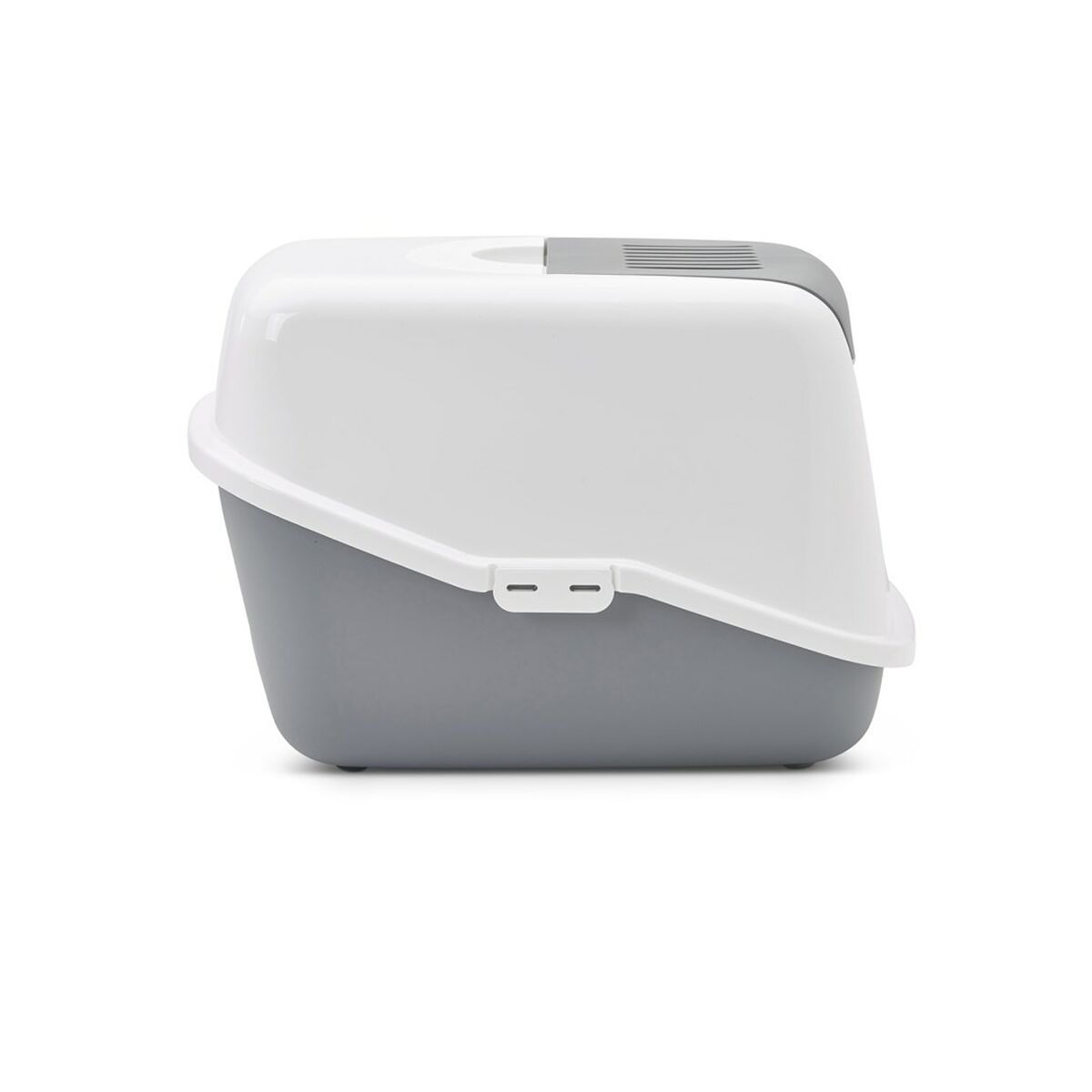 Cat Litter Box Savic Nestor White Grey Plastic