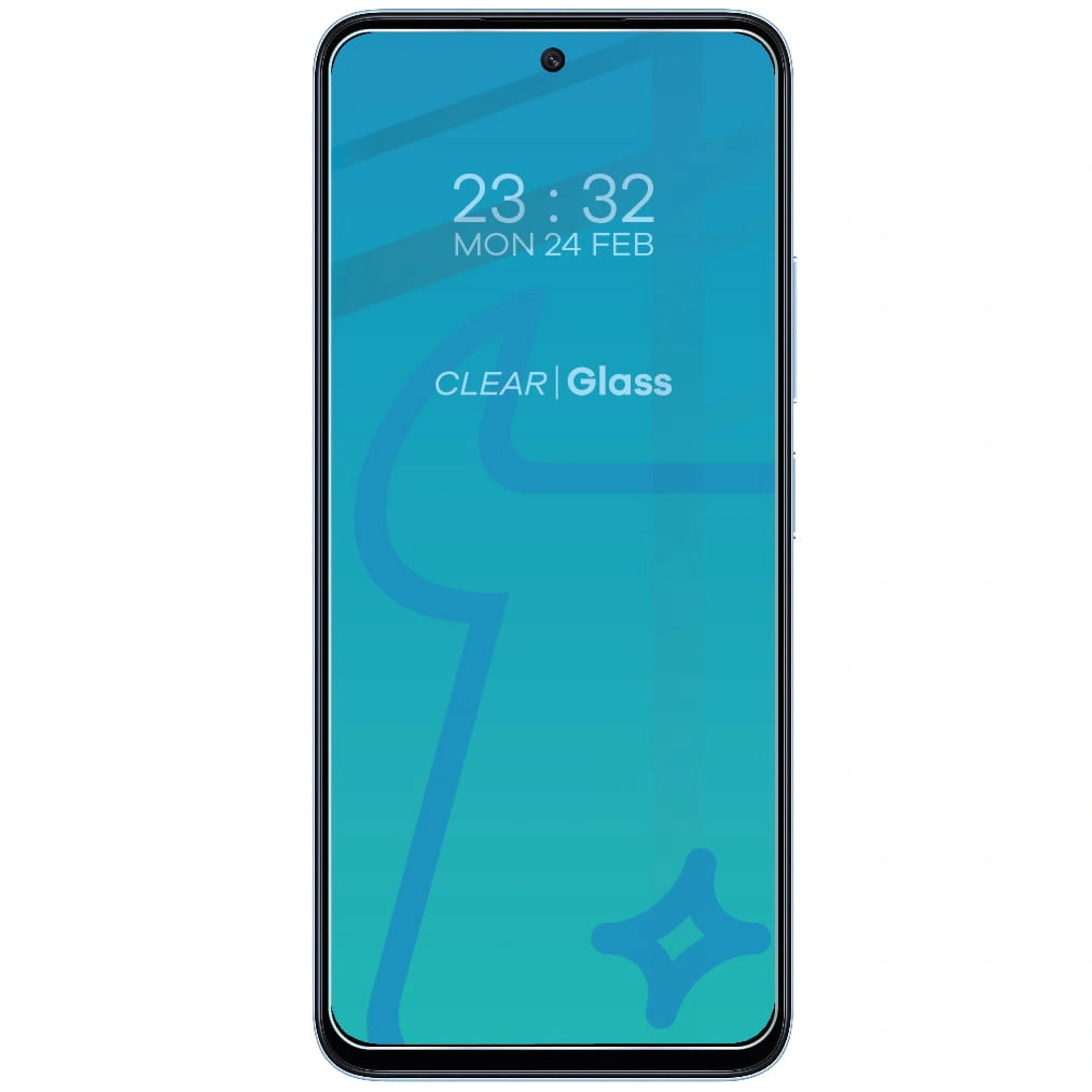 BIZON Clear 3x screen glass + camera glass Xiaomi Redmi 12