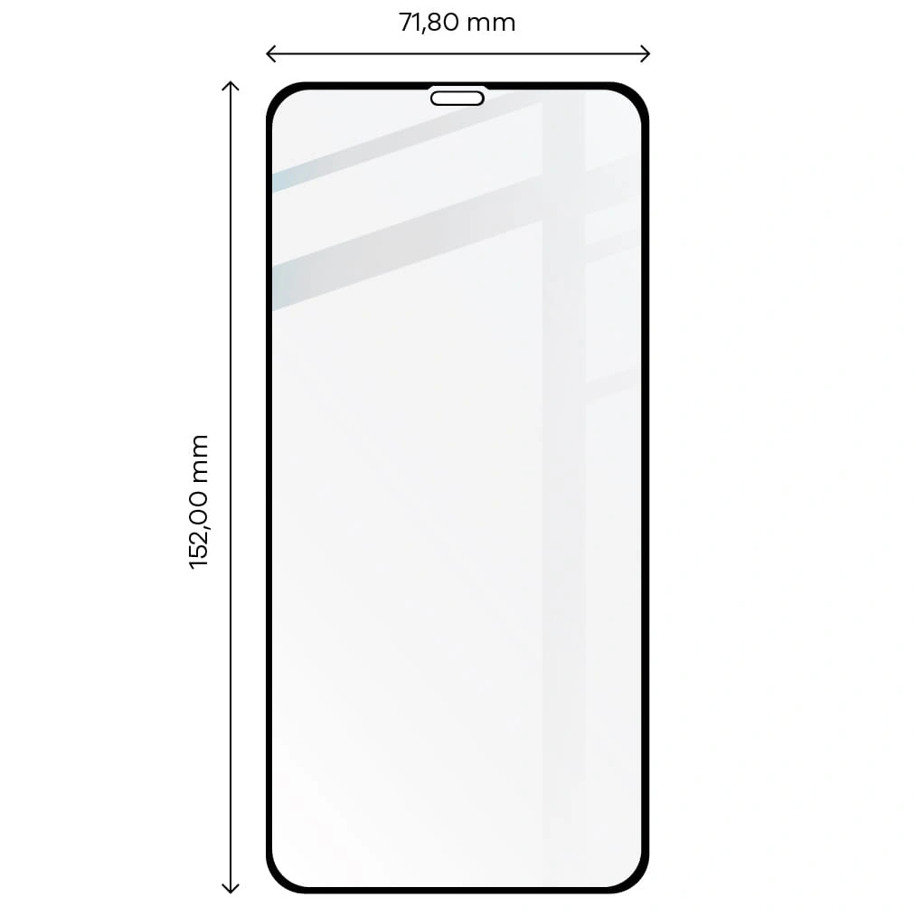 Bizon Glass Edge Apple iPhone 11 Pro Max / Xs Max black