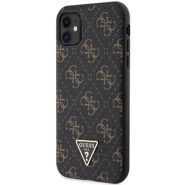 Guess GUHCN61PG4GPK Apple iPhone XR / 11 hardcase 4G Triangle Metal Logo black