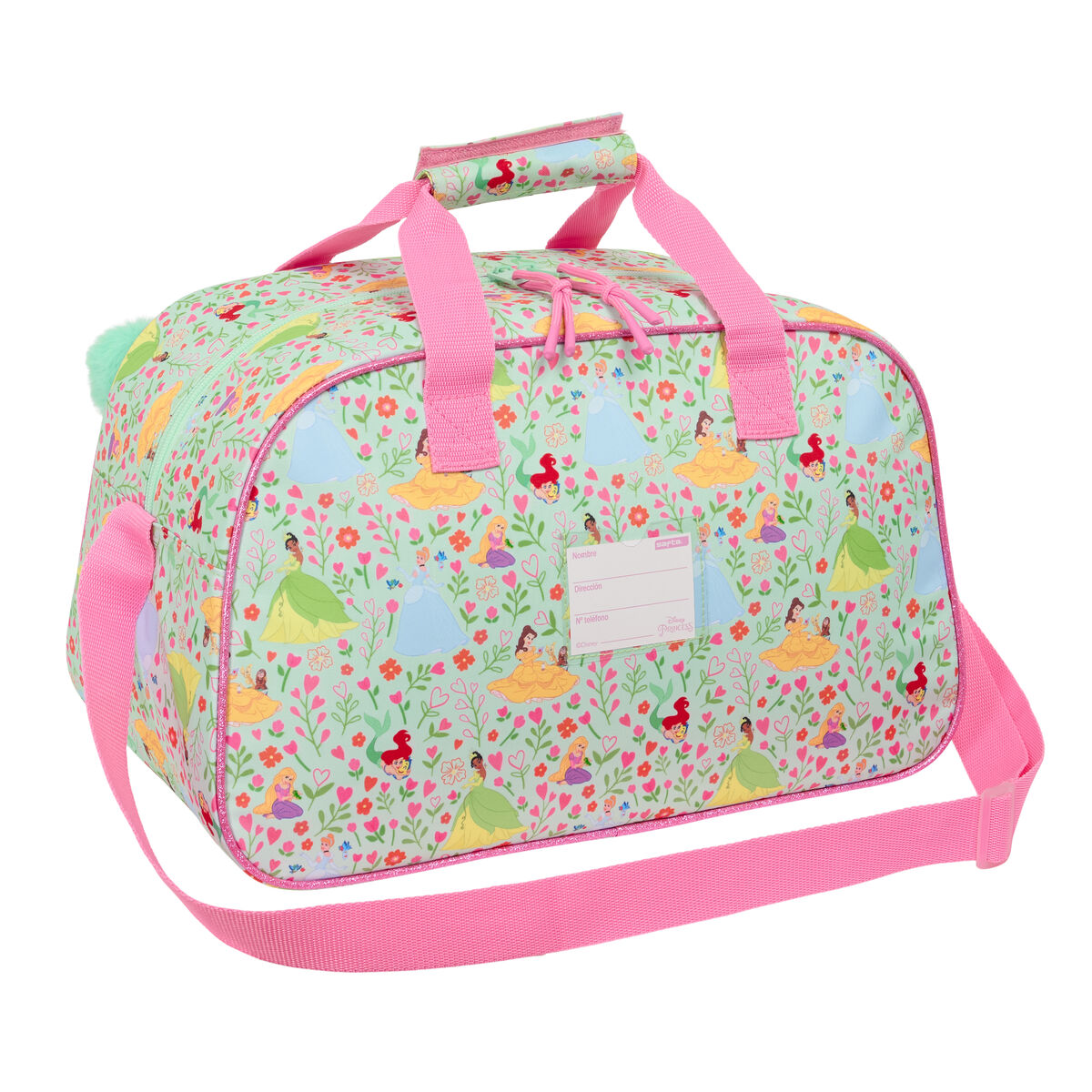 Sports bag Disney Princess Bloom Pink 40 x 24 x 23 cm