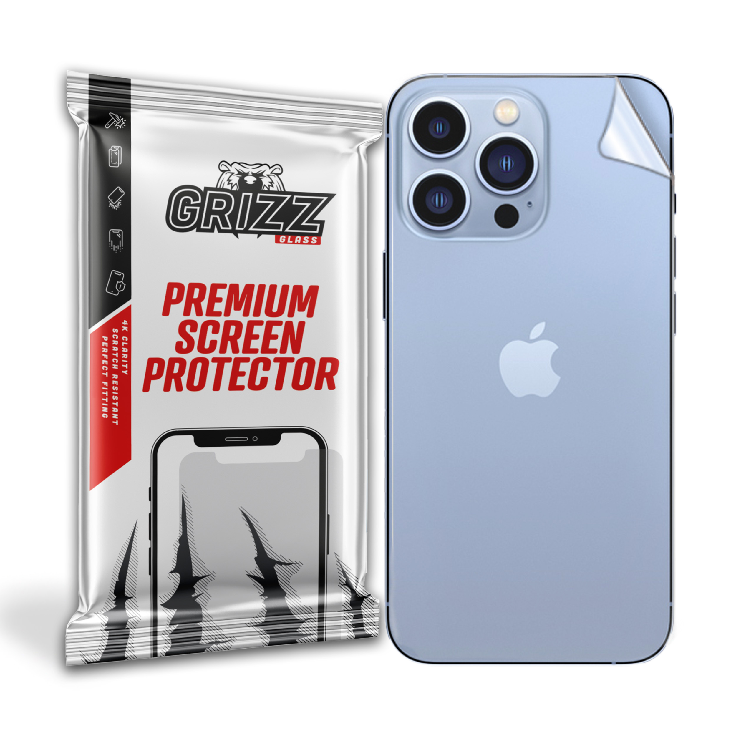 GrizzGlass SatinSkin Apple iPhone 14 Pro