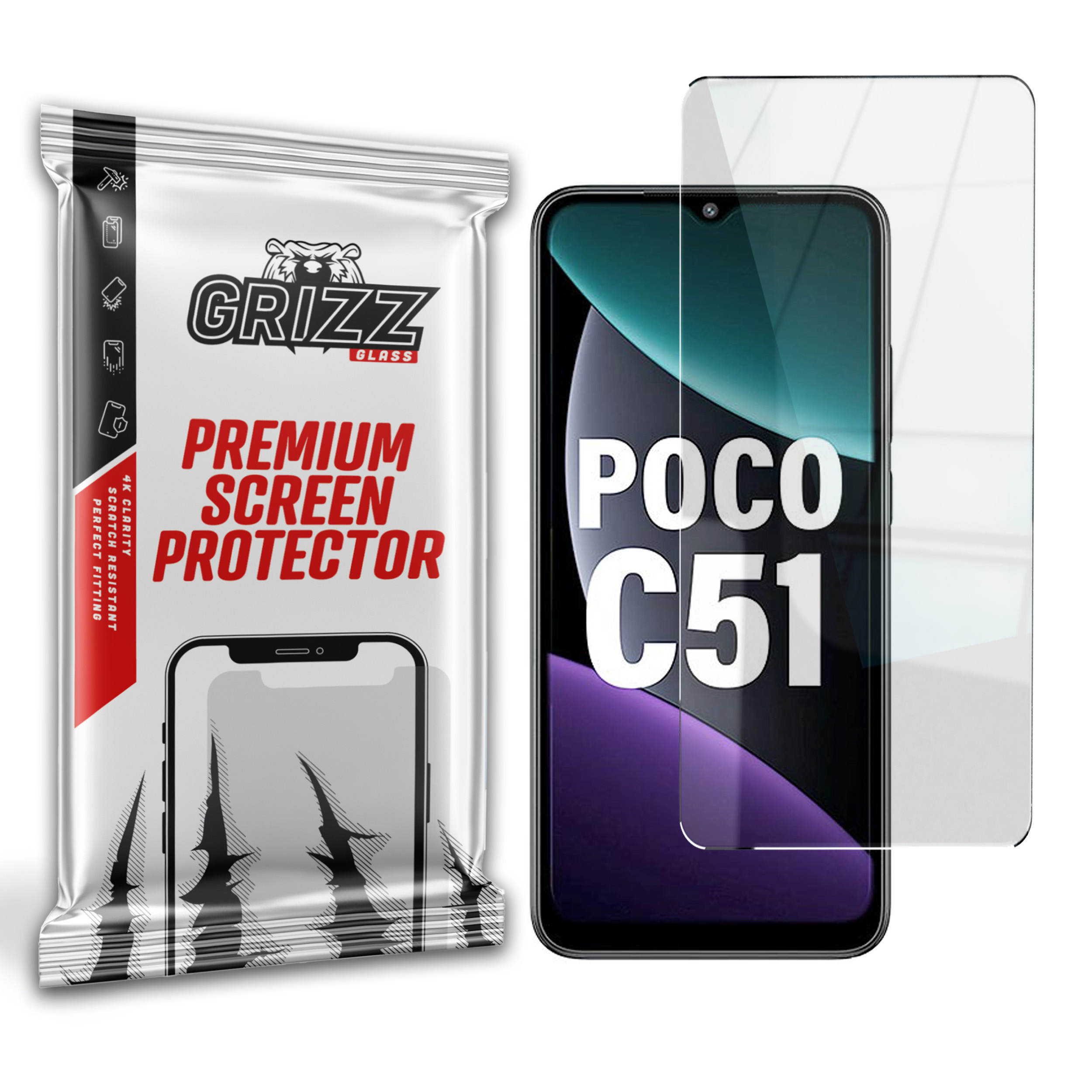 GrizzGlass HybridGlass Xiaomi Poco C51